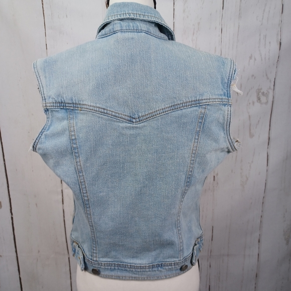 Dear AB Denim Vest Light Blue - Picture 5 of 7